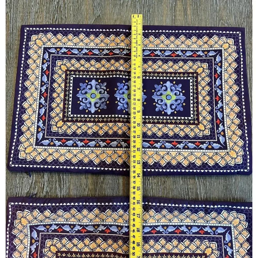 Pair Williams Sonoma pillow covers Indoor/Outdoor Multicolored 14x22 Set Of 2